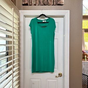 Chico's Teal Short Sleeve Tunic